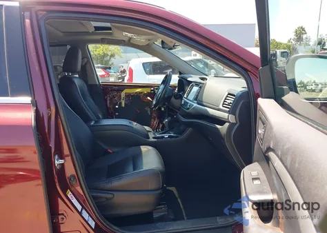 2015 Toyota Highlander Xle V6 из США, поврежденный, VIN 5TDJKRFH6FS143993